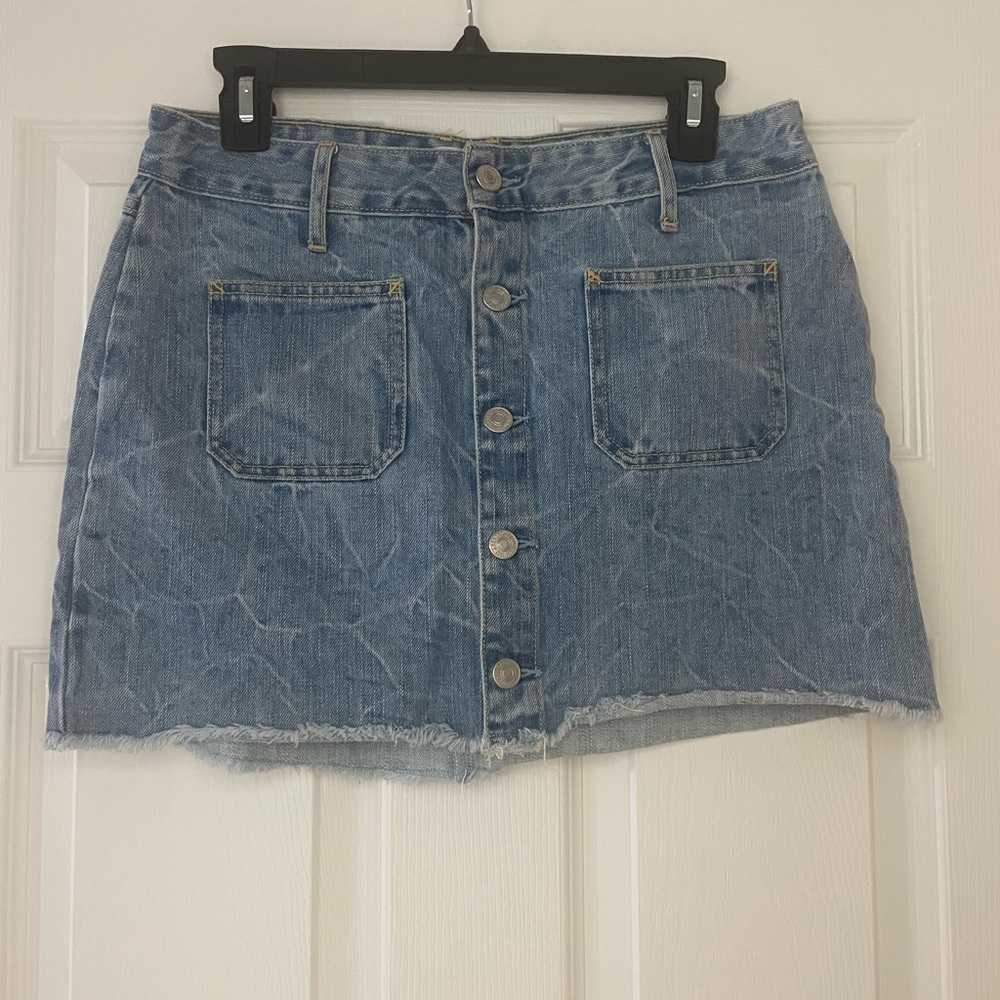 Abercrombie & Fitch Denim Mini Skirt